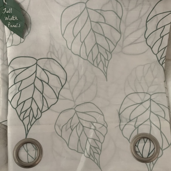 NWT Duck River Textile Grommet Panel Pair - Picture 2 of 14